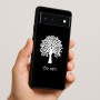 כיסוי בעיצוב אישי עם השם שלך לדגם - Google Pixel 6 5G בעיצוב עץ