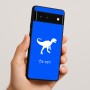 כיסוי בעיצוב אישי עם השם שלך לדגם - Google Pixel 6 5G בעיצוב דינוזאור