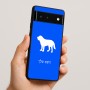 כיסוי בעיצוב אישי עם השם שלך לדגם - Google Pixel 6 5G בעיצוב כלב