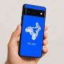 כיסוי בעיצוב אישי עם השם שלך לדגם - Google Pixel 6 5G בעיצוב רוכב טרקטורונים