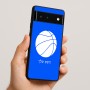 כיסוי בעיצוב אישי עם השם שלך לדגם - Google Pixel 6 5G בעיצוב כדורסל
