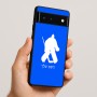 כיסוי בעיצוב אישי עם השם שלך לדגם - Google Pixel 6 5G בעיצוב הוקי שוערים
