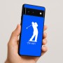כיסוי בעיצוב אישי עם השם שלך לדגם - Google Pixel 6 5G בעיצוב שחקן גולף