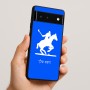 כיסוי בעיצוב אישי עם השם שלך לדגם - Google Pixel 6 5G בעיצוב שחקן פולו - סוס
