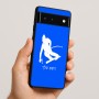 כיסוי בעיצוב אישי עם השם שלך לדגם - Google Pixel 6 5G בעיצוב סקי