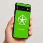 כיסוי בעיצוב אישי עם השם שלך לדגם - Google Pixel 6 5G בעיצוב קרייזלר