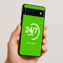 כיסוי בעיצוב אישי עם השם שלך לדגם - Google Pixel 6 5G בעיצוב 24 ביולי