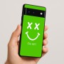 כיסוי בעיצוב אישי עם השם שלך לדגם - Google Pixel 6 5G בעיצוב סמיילי
