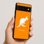 כיסוי בעיצוב אישי עם השם שלך לדגם - Google Pixel 6 5G בעיצוב קנגורו