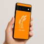 כיסוי בעיצוב אישי עם השם שלך לדגם - Google Pixel 6 5G בעיצוב חיטה גלית זהב