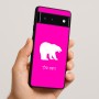 כיסוי בעיצוב אישי עם השם שלך לדגם - Google Pixel 6 5G בעיצוב דוב