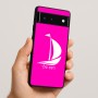 כיסוי בעיצוב אישי עם השם שלך לדגם - Google Pixel 6 5G בעיצוב סירה