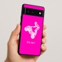 כיסוי בעיצוב אישי עם השם שלך לדגם - Google Pixel 6 5G בעיצוב רוכב טרקטורונים