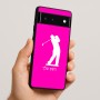 כיסוי בעיצוב אישי עם השם שלך לדגם - Google Pixel 6 5G בעיצוב שחקן גולף