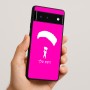 כיסוי בעיצוב אישי עם השם שלך לדגם - Google Pixel 6 5G בעיצוב צניחה חופשית