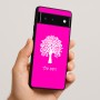 כיסוי בעיצוב אישי עם השם שלך לדגם - Google Pixel 6 5G בעיצוב עץ