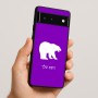 כיסוי בעיצוב אישי עם השם שלך לדגם - Google Pixel 6 5G בעיצוב דוב