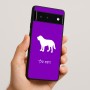 כיסוי בעיצוב אישי עם השם שלך לדגם - Google Pixel 6 5G בעיצוב כלב