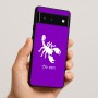 כיסוי בעיצוב אישי עם השם שלך לדגם - Google Pixel 6 5G בעיצוב עקרב