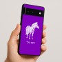 כיסוי בעיצוב אישי עם השם שלך לדגם - Google Pixel 6 5G בעיצוב זברה
