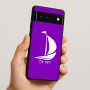 כיסוי בעיצוב אישי עם השם שלך לדגם - Google Pixel 6 5G בעיצוב סירה