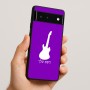 כיסוי בעיצוב אישי עם השם שלך לדגם - Google Pixel 6 5G בעיצוב גיטרה