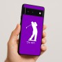 כיסוי בעיצוב אישי עם השם שלך לדגם - Google Pixel 6 5G בעיצוב שחקן גולף
