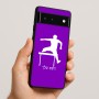 כיסוי בעיצוב אישי עם השם שלך לדגם - Google Pixel 6 5G בעיצוב קפיצת משוכות
