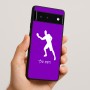 כיסוי בעיצוב אישי עם השם שלך לדגם - Google Pixel 6 5G בעיצוב שחקן פינג פונג