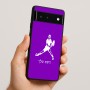 כיסוי בעיצוב אישי עם השם שלך לדגם - Google Pixel 6 5G בעיצוב שחקן טניס