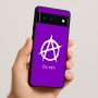 כיסוי בעיצוב אישי עם השם שלך לדגם - Google Pixel 6 5G בעיצוב אנרכיה