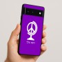 כיסוי בעיצוב אישי עם השם שלך לדגם - Google Pixel 6 5G בעיצוב גלובוסי שלום