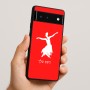 כיסוי בעיצוב אישי עם השם שלך לדגם - Google Pixel 6 5G בעיצוב בלרינה