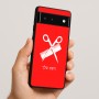 כיסוי בעיצוב אישי עם השם שלך לדגם - Google Pixel 6 5G בעיצוב מעצב שיער