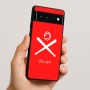 כיסוי בעיצוב אישי עם השם שלך לדגם - Google Pixel 6 5G בעיצוב כדור בסיס