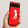 כיסוי בעיצוב אישי עם השם שלך לדגם - Google Pixel 6 5G בעיצוב שחקן גולף