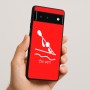 כיסוי בעיצוב אישי עם השם שלך לדגם - Google Pixel 6 5G בעיצוב קיאק אולימפי