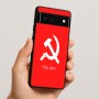 כיסוי בעיצוב אישי עם השם שלך לדגם - Google Pixel 6 5G בעיצוב פטיש ומגל