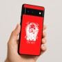 כיסוי בעיצוב אישי עם השם שלך לדגם - Google Pixel 6 5G בעיצוב רוקנרול