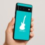 כיסוי בעיצוב אישי עם השם שלך לדגם - Google Pixel 6 5G בעיצוב גיטרה