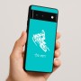 כיסוי בעיצוב אישי עם השם שלך לדגם - Google Pixel 6 5G בעיצוב אופנוע שלג