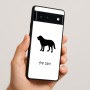 כיסוי בעיצוב אישי עם השם שלך לדגם - Google Pixel 6 5G בעיצוב כלב