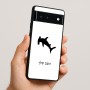 כיסוי בעיצוב אישי עם השם שלך לדגם - Google Pixel 6 5G בעיצוב כריש ראש פטיש