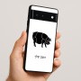 כיסוי בעיצוב אישי עם השם שלך לדגם - Google Pixel 6 5G בעיצוב חזיר