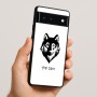 כיסוי בעיצוב אישי עם השם שלך לדגם - Google Pixel 6 5G בעיצוב זאב