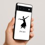 כיסוי בעיצוב אישי עם השם שלך לדגם - Google Pixel 6 5G בעיצוב בלרינה