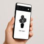 כיסוי בעיצוב אישי עם השם שלך לדגם - Google Pixel 6 5G בעיצוב פרח