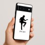 כיסוי בעיצוב אישי עם השם שלך לדגם - Google Pixel 6 5G בעיצוב רקדן