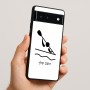 כיסוי בעיצוב אישי עם השם שלך לדגם - Google Pixel 6 5G בעיצוב קיאק אולימפי