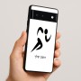 כיסוי בעיצוב אישי עם השם שלך לדגם - Google Pixel 6 5G בעיצוב רצים אולימפיים
